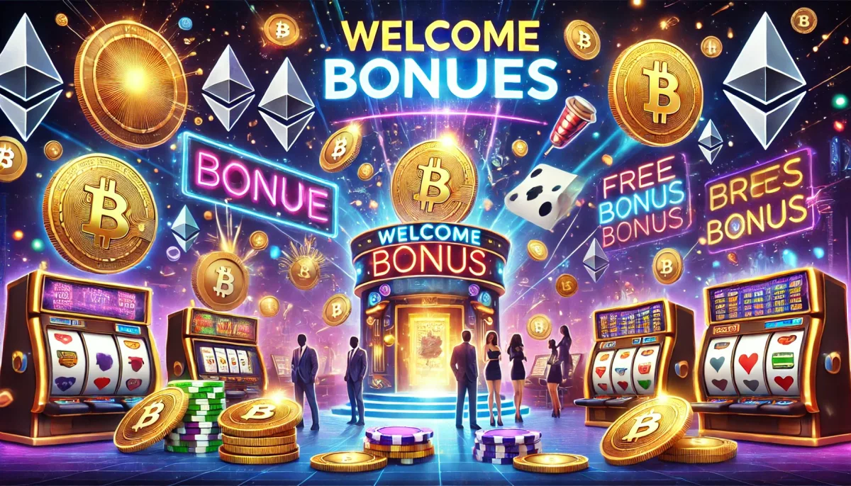 Best Crypto Spielotheken to get a free Welcome Bonus