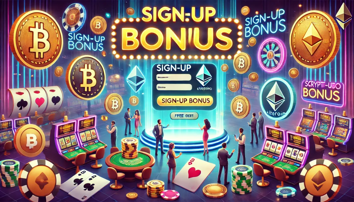 Top Crypto Spielotheken with Sign-up Bonus